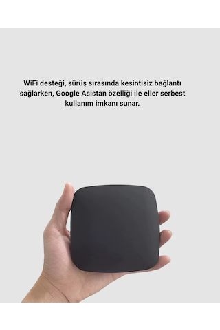 Mey Najmaddin Android Auto Kablosuz Dönüştürücü Hızlı Eşleşme Ve Sesli Asistan Destekli Najmaddin