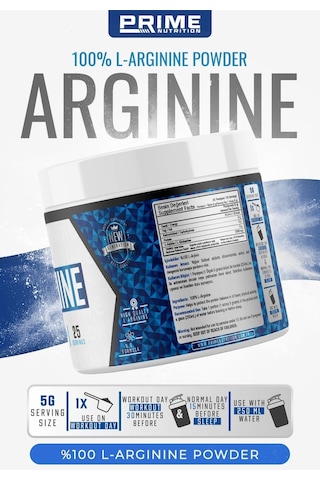 Prime Nutrition L-Arginine 125 G