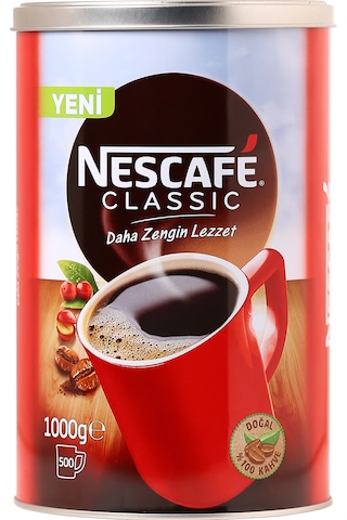 Nescafe Classic Hazır Kahve Teneke 1 KG Nescafe Classic Hazır Kahve Teneke 1 KG