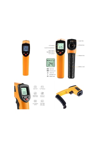 Benetech Gm320 -dijital Kızılötesi Ir Termometre - Sıcaklık Ölçer