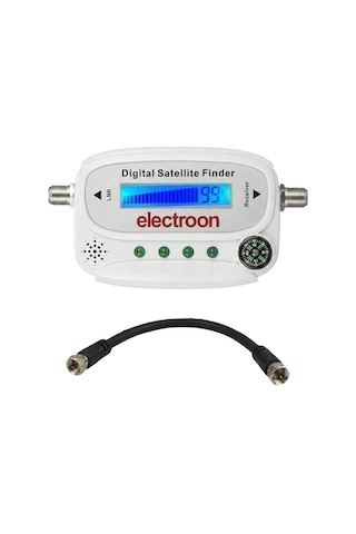 Antenci 40cm Karavan Çanak Anten Seti + Next Tekli Lnb + Electroon Dijital Uydu Bulucu