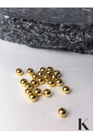 Klipsa Jewelry Altın Renkli Boncuk Ayırıcılar, Spacerlar 20 Adet 3 Mm 208069868