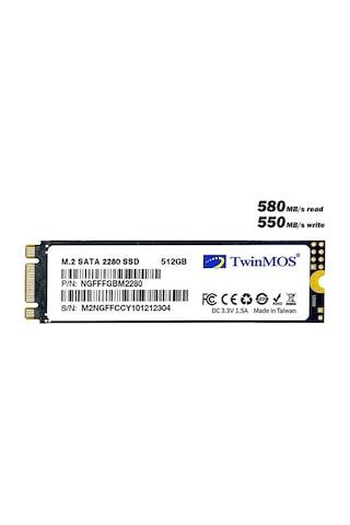 Twinmos 512 GB M.2 2280 SATA 3 SSD