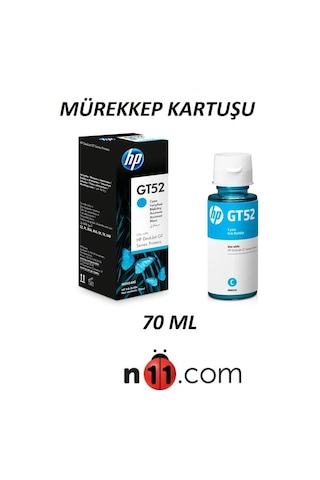 Hp Gt53Xl/Gt52 Siyah Sarı Mavi Kırmızı Mürekkep