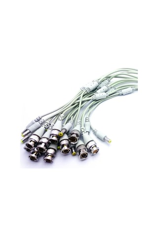 Powergate Pg-001, Vidalı Bnc + Power Jack, 10 Lu Paket