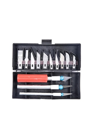16 Parça Neşter Seti Hobi İşleri için 13 Bıçaklı Neşter Takımı