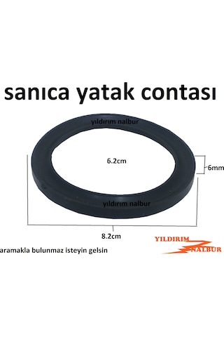 Sanica Gömme Rezervuar Baskı Yatağı Alt Contası 8.2 Kanallı