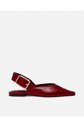 Steve Madden Sıanna Red Leathe Kadın Bordo Babet Sıanna-red