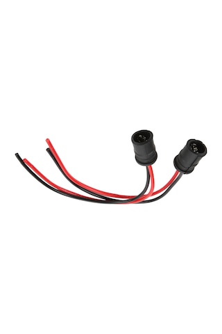 Suofeng 12v 30a T10-2 Led Ampul Tabanı, 15cm Kablolu, Isı Ve Korozyon Dayanıklı Abs, Endüstriyel/ Otomobil/ Bisiklet Uygulamaları - 2 Adet