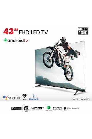 Conti CT43AN100F 43" 108 Ekran Uydu Alıcılı Android Smart LED TV