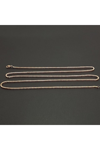 Chavin Rose Kaplama 75 Cm. 2 Mm. Erkek Çelik Zincir Dn06 (478254907)