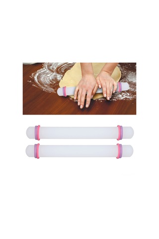 Ximistore9 2 Adet Plastik Hamur Silme Çubuğu, Anti Yapışkan Yüzeyli, Dayanıklı, Pastane Ve Tatlı Pişirme Aracı Diğer