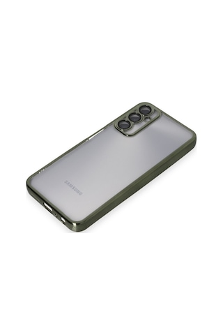 Galaxy A05s Kılıf Razer Lensli Silikon - Yeşil