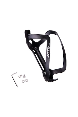 Monyee Alüminyum Bisiklet Su Flasörü - Montajlı Bırakma, Dağ Bisikleti İçin Dayanıklı Su Flasörü Tutucu - Siyah