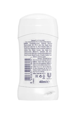 Rexona Cotton Dry Kadın Stick Deodorant 5 x 40 ML
