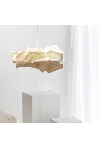 Vehha Tasarım Eva Beyaz Modern Sarkıt Avize Beyaz