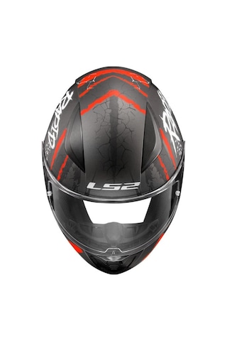 Kapalı Kask Ls2 Rapıd 2 Raven Mat Siyah Beyaz Kırmızı Orjinal 2xl Siyah - Beyaz - Kırmızı