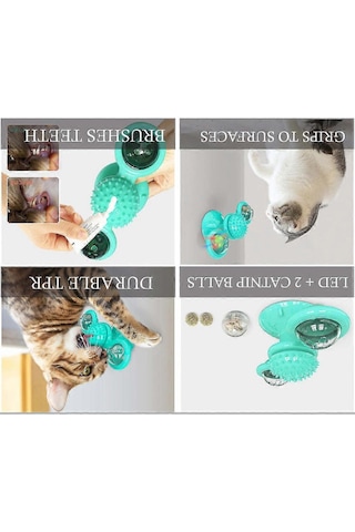 Pet Life 'windmill' Dönen Vakumlu Dönen Kedi Oyuncağı S338