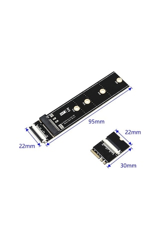 Pazly Ngff Key M'den Key A+e'ye Fpc Kablo Adaptör Kartı, 2230/2242/2260/2280 Destekli, Windows Uyumlu, Tak Ve Çalıştır