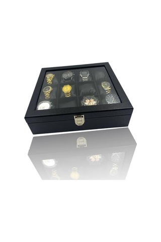 Richbo x 12'li Saat Kutusu Siyah