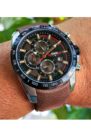 G-force Js15 Orjinal Miyota Mekanizma Spor Erkek Kronograf Kol Saati Lüks Kutulu Gümüş - Siyah