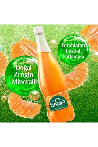 Sırma C Vitaminli Mandalina Aromalı Doğal Maden Suyu 1 Lt X 6 Adet