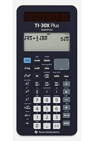 Instruments Tı-30 Xa Okul Hesap Makinesi Tek Satırlı 10 Haneli Pille Çalışır Gri Siyah Çok Renkli