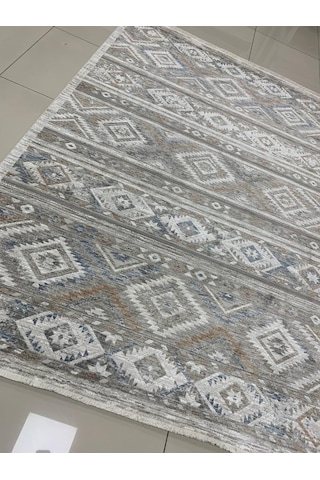 Merinos Halı Valeria 91008 060 Serisi Salon Oturma Yatak Odası Halısı Gri