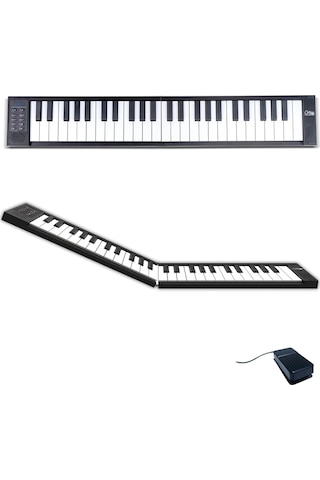 Blackstar Carry-on Folding Piano 49 Touch Tuşlu Taşınabilir & Katlanabilir Klavye Siyah