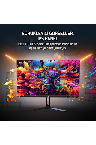 Gamepower 24 Bull T10 Flat Fast Ips 200hz 0.5ms Fhd Gaming Cece5gmp0015