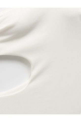 Koton Dokulu Tek Omuz Pencere Detaylı Mayokini Ekru 5sak20046mm 27x Ekru