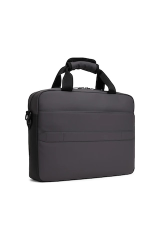 Tommy Hilfiger Th Seasonal Computer, Pa7 Siyah Erkek Laptop Çantası