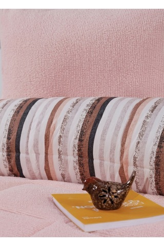 Çift Kişilik Uyku Seti Sherpa Comforter Pembe Pembe