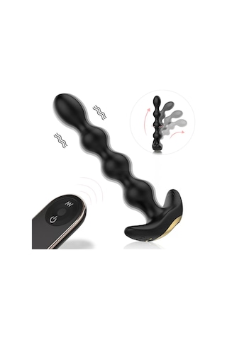 Red Fox Austın Rct Kablosuz Kumandalı 360 Bükülebilir Kıkırdaklı Anal Beads Vibratör