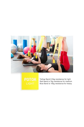 Evde Kal Spor Seti-3 - Antrenman Lastiği - Pilates Mat - Lastik