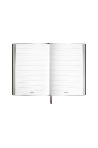Montblanc 4810 Medium Gri Deri Küçük Boy Defter 134711 Gri