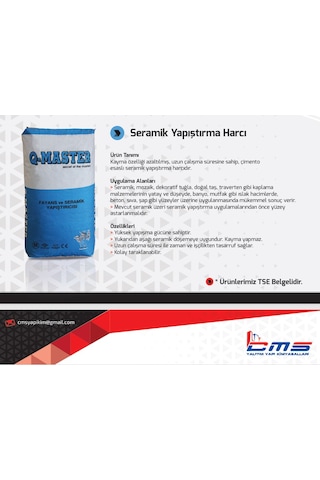 Q-master Seramik Ve Fayans Yapıştırıcısı