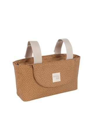 Walking Mum Poppy Bebek Arabası Puantiyeli Organizer Çanta Cinnamon Kahverengi