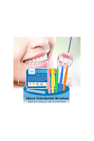 Tenfowee Yumuşak Kıllı I Şekilli Diş Arası Fırçası - 30 Adet, Ağız Hijyeni Ve Diş Temizliği İçin İdeal 0.6mm