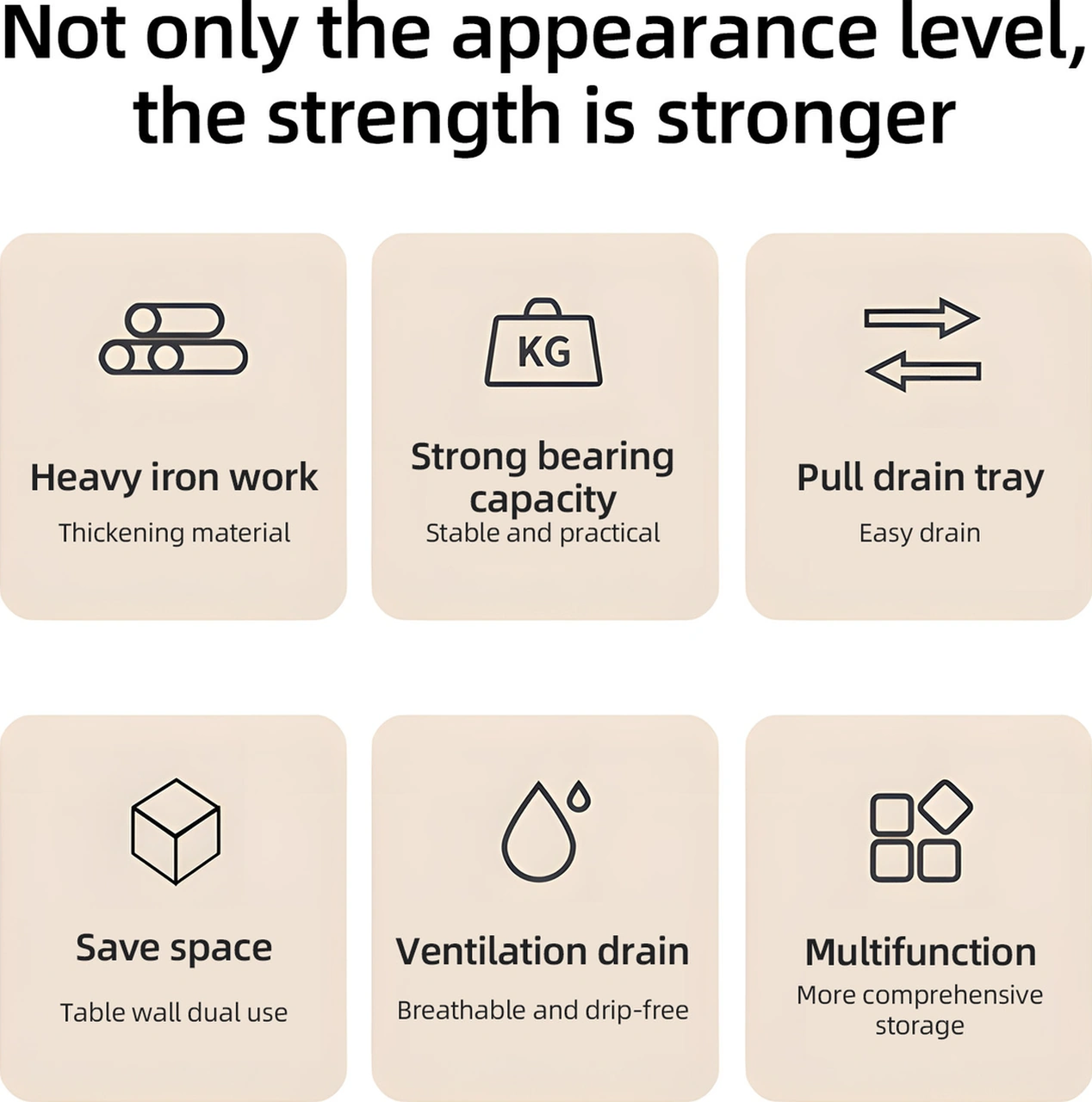 Hombey Karbon Çelik Lavabo Bezi Rafı - Delme Yok Duvar/masaya Takılabilir - Su Alma Tablası İle Sulama Bezi, Havlu, Sponge Saklama Rafı - Siyah 28x24.5x14cm Siyah