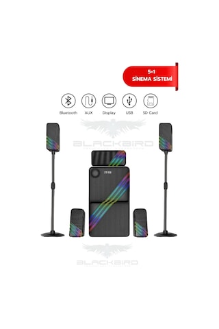 Hepu Hp-tv03 5+1 Surround Ev Sinema Ses Sistemi-131282
