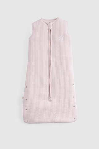 Elyaf Dolgulu Kapitone Pembe Uyku Tulumu 0-6 Ay Pembe