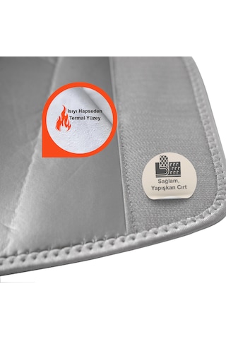 Joinfit Termal Sauna Bel Göbek Eritme Incelme Terleme Korsesi Termal Sauna Kemer Xlarge Gri