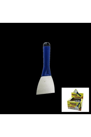 Metal Kazıma Spatulası 100 Mm Kapaklı Plastik Saplı No: 10