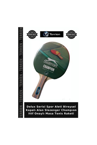Delux Serisi Spor Aleti Bireysel Kapalı Alan Slazenger Champıon Ittf Onaylı Masa Tenis Raketi