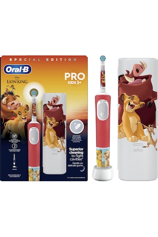 Oral-B Vitality Pro Lion King Özel Seri Çocuklar İçin Şarj Edilebilir Diş Fırçası