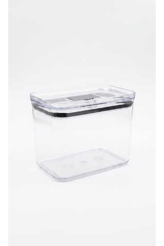 Softchef Click'n Fresh Hava Geçirmez Dikdörtgen Plastik Erzak Kabı 1500 Ml - Vakumlu Tek Tuş Kapaklı Şeffaf Plasti Genel