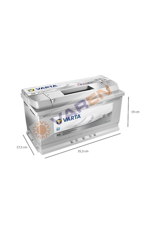 Varta Silver Dynamic 12V 100 Ah Amper 830A H3 - 452761031 Akü