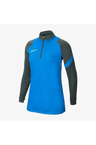 Nike Acdpr Kadın Yarım Fermuarlı Eşofman Üstü Sweatshirt Bv6930-011 Mavi