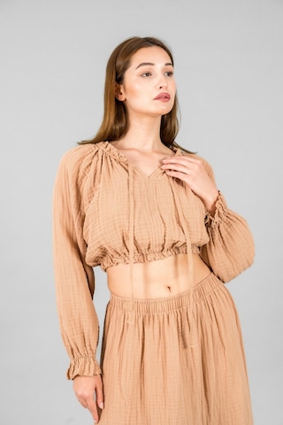 Reglan Kol Crop Camel